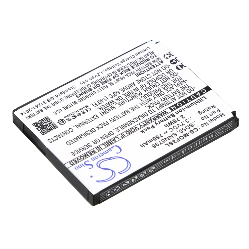 Mobiltelefonbatteri Motorola CS-MOF3SL