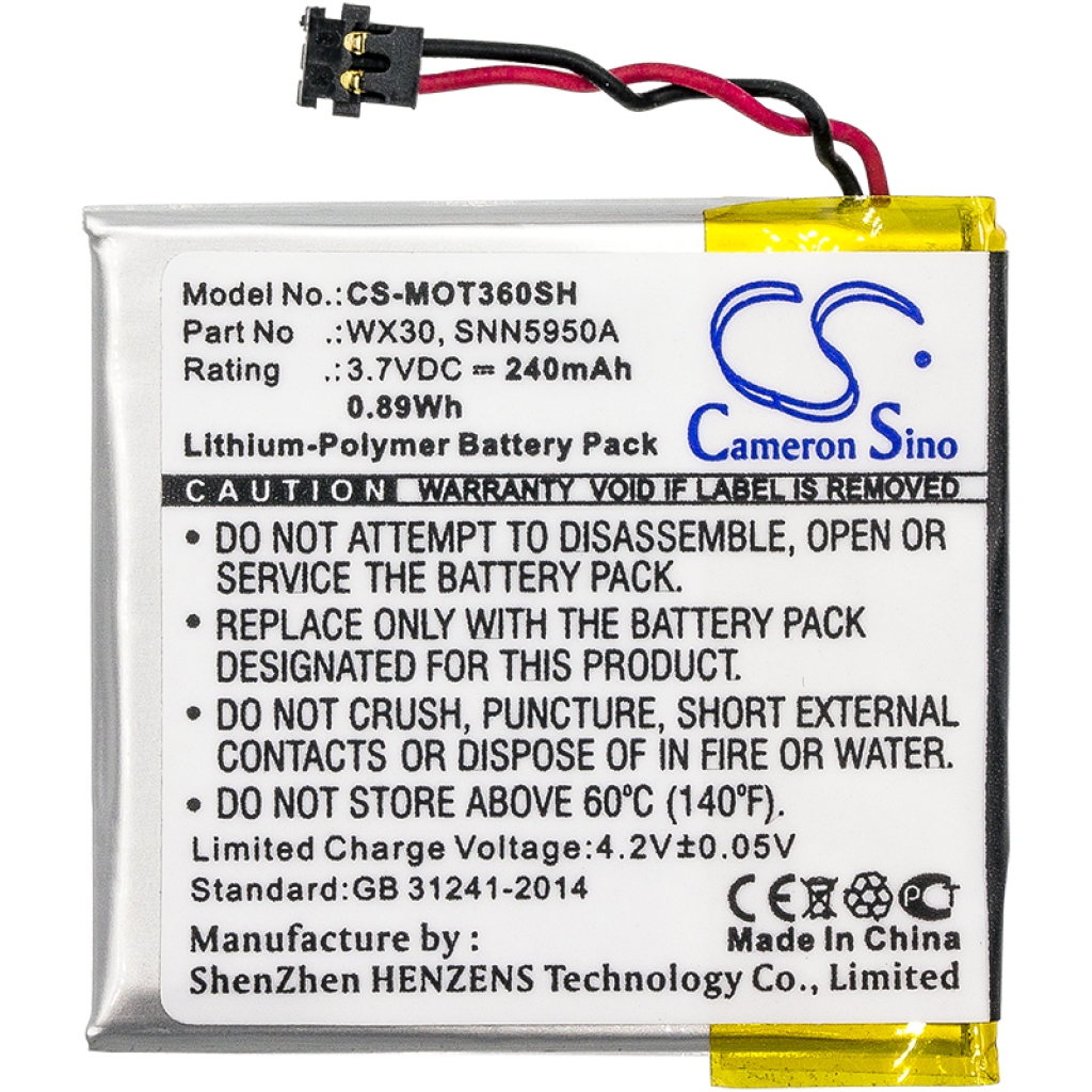 Smartwatchbatteri Motorola CS-MOT360SH