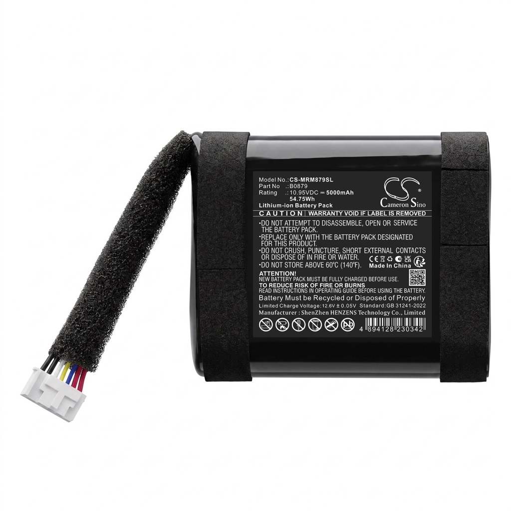 Batteri kompatibel med Marshall CS-MRM879SL