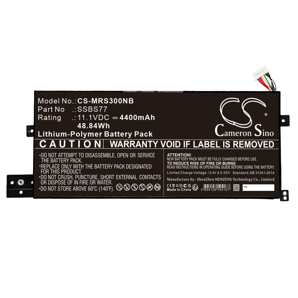 Notebookbatteri Mechrevo CS-MRS300NB
