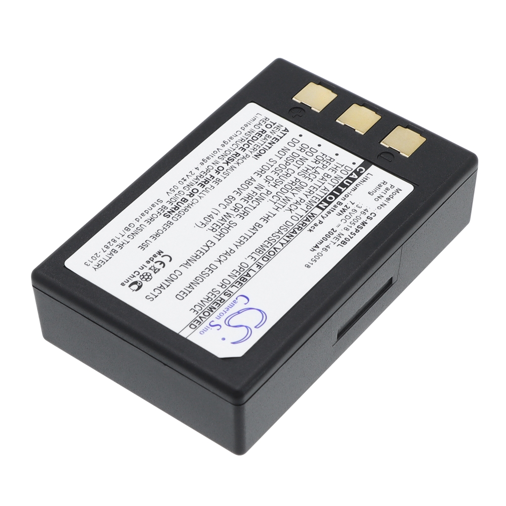 Batteri kompatibel med Metrologic CS-MSP570BL