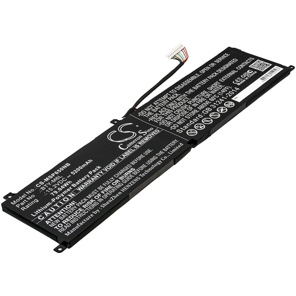 Notebookbatteri MSI CS-MSP650NB