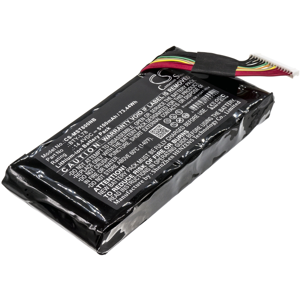Notebookbatteri MSI GT73VR 7RE-471RU TITAN SLI 4K (CS-MST800NB)