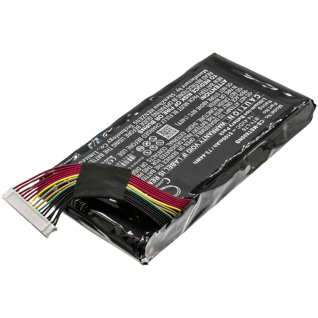Notebookbatteri MSI GT73VR 7RE-471RU TITAN SLI 4K (CS-MST800NB)