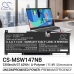Batteri kompatibel med MSI CS-MSW147NB