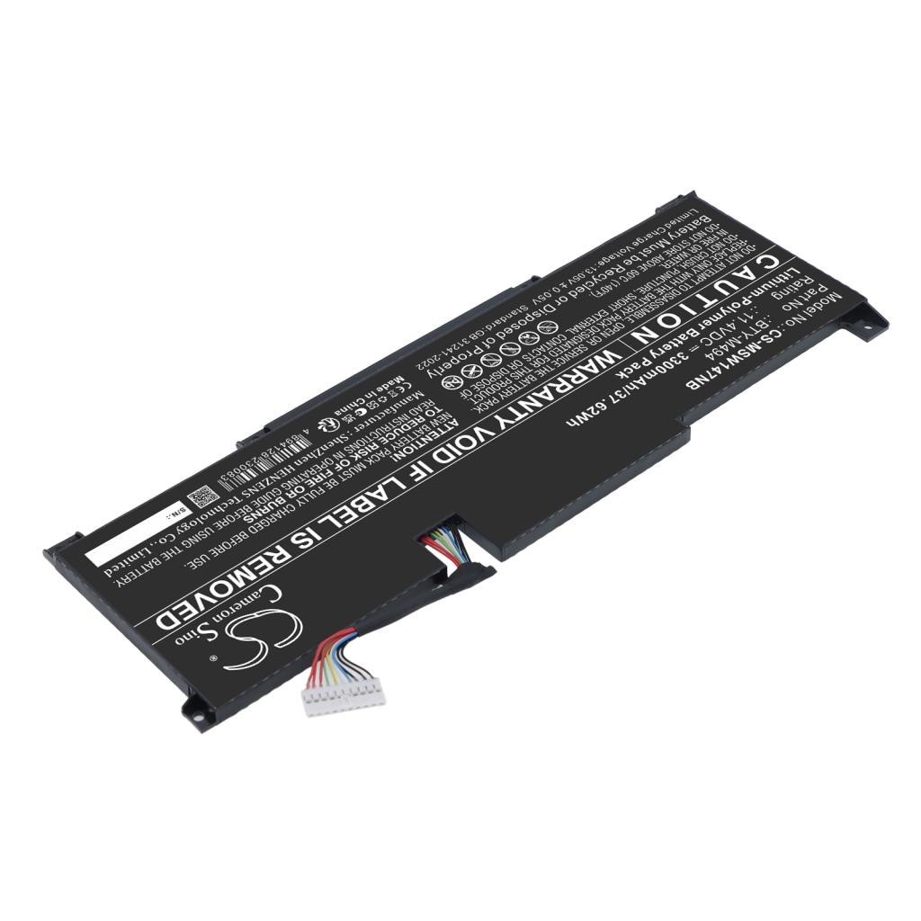 Batteri kompatibel med MSI CS-MSW147NB