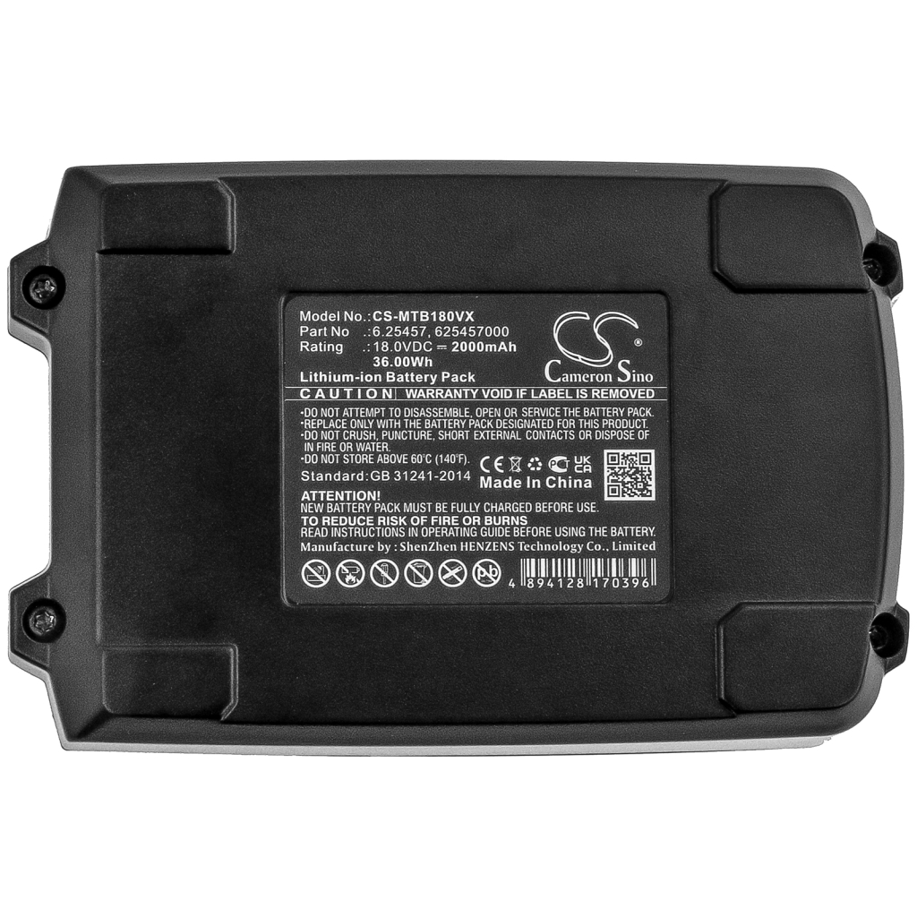 Battery industrial Metabo SBE 18 LTX