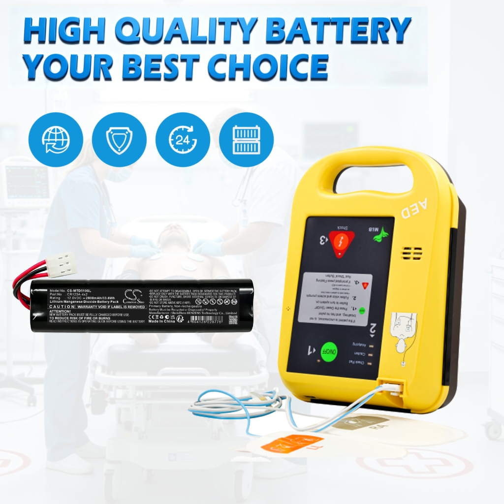 Batteri kompatibel med Meditech CS-MTD510SL
