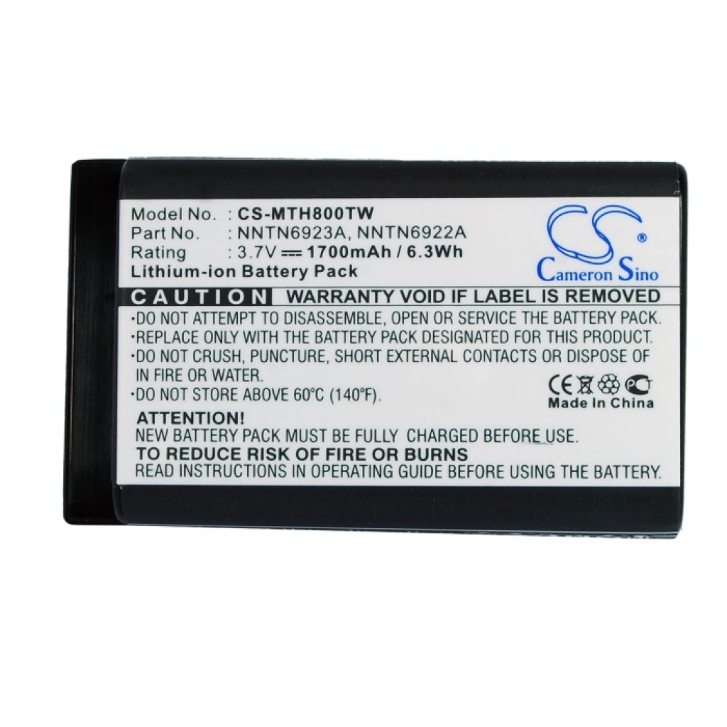 Tovejs radio batteri Motorola CS-MTH800TW