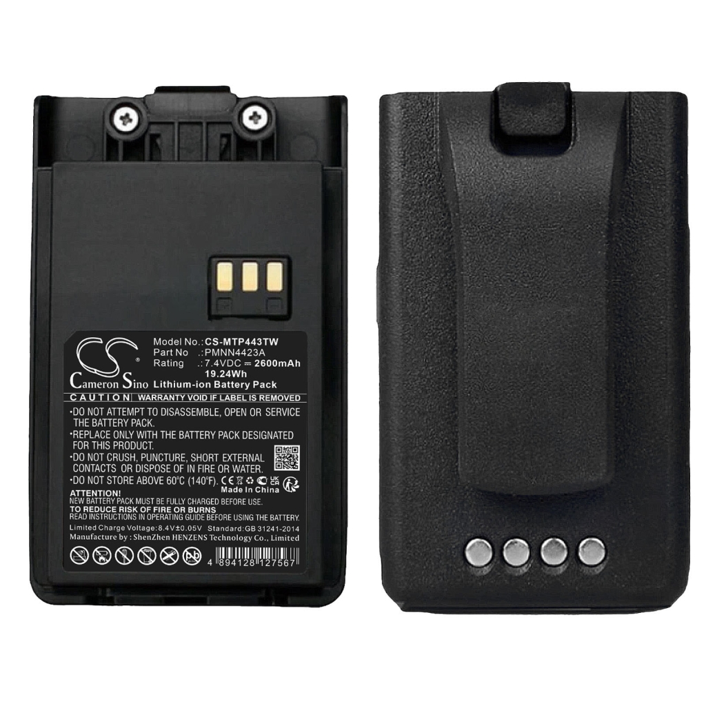 Tovejs radio batteri Motorola Mag One Q9