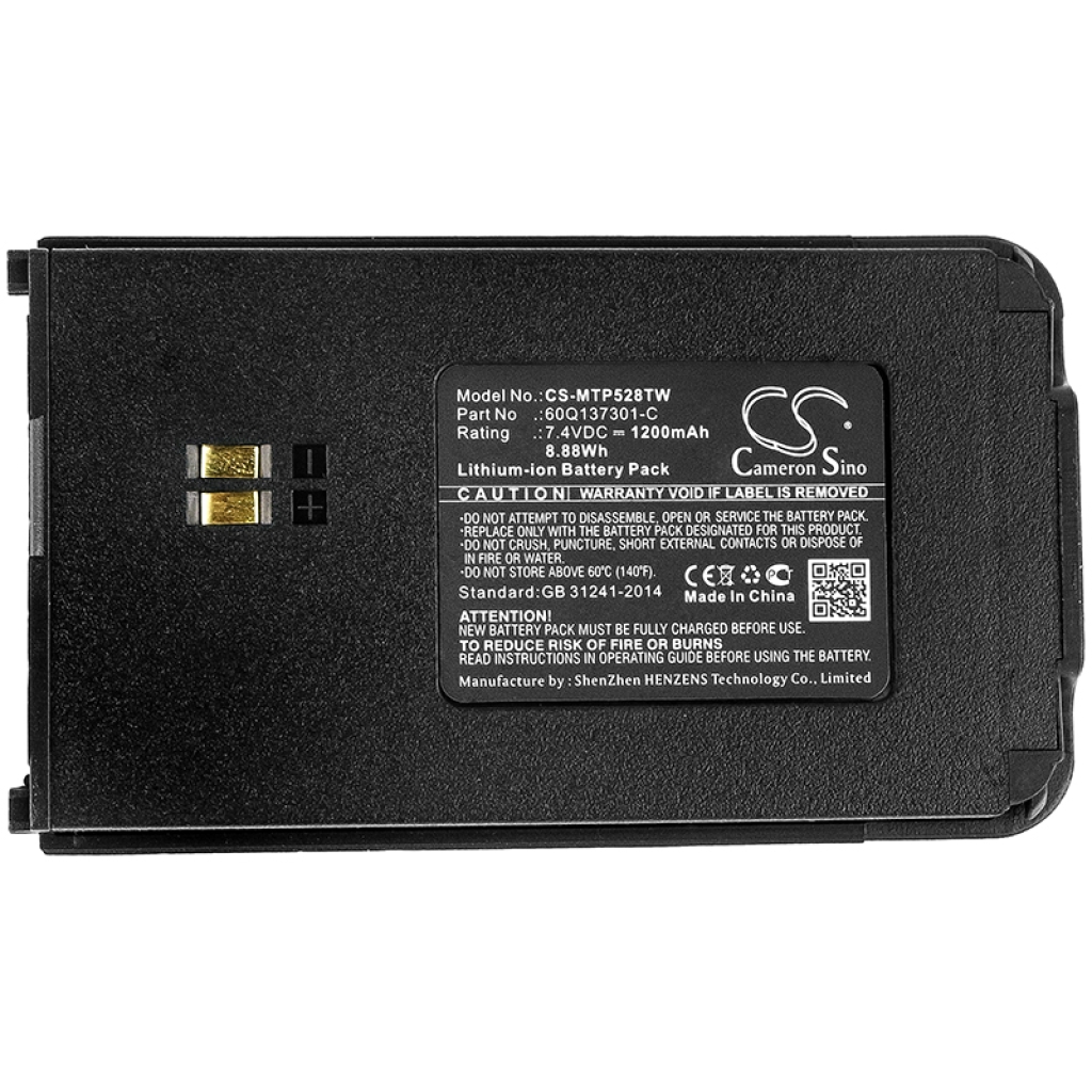 Tovejs radio batteri Motorola CS-MTP528TW