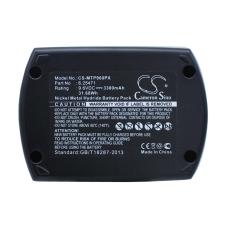 Kompatibel batteriudskiftning til Metabo 6.25471,6.31728,6.31746,6.31775,ME-974...