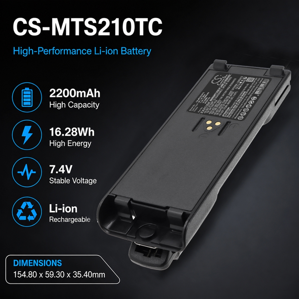 Batteri kompatibel med Motorola CS-MTS210TC