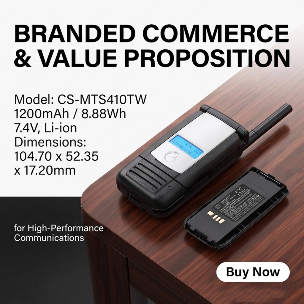 Batteri kompatibel med Motorola CS-MTS410TW