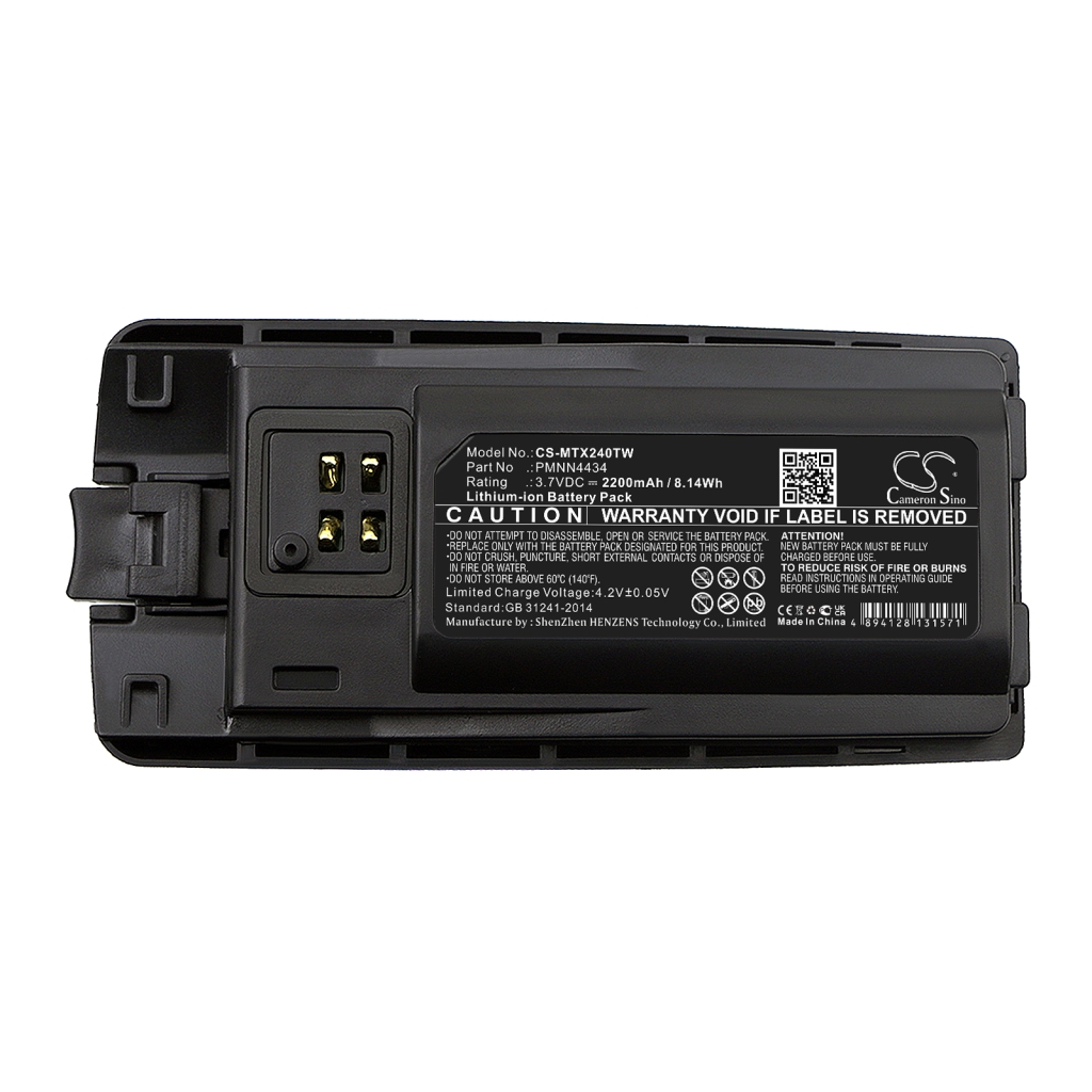Tovejs radio batteri Motorola CS-MTX240TW