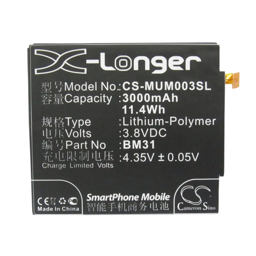 Mobiltelefonbatteri Xiaomi CS-MUM003SL