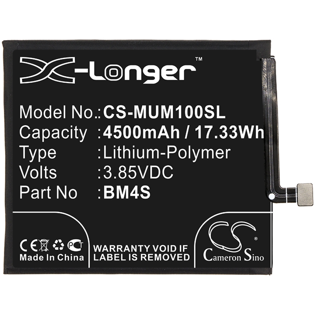 Mobiltelefonbatteri Xiaomi CS-MUM100SL