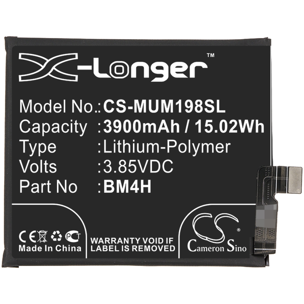 Mobiltelefonbatteri Xiaomi CS-MUM198SL