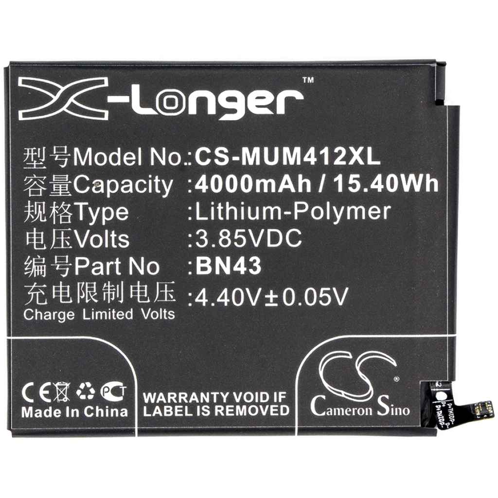 Mobiltelefonbatteri Xiaomi CS-MUM412XL