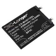 CS-MUN110SL<br />Batterier til  erstatter batteri BP4C