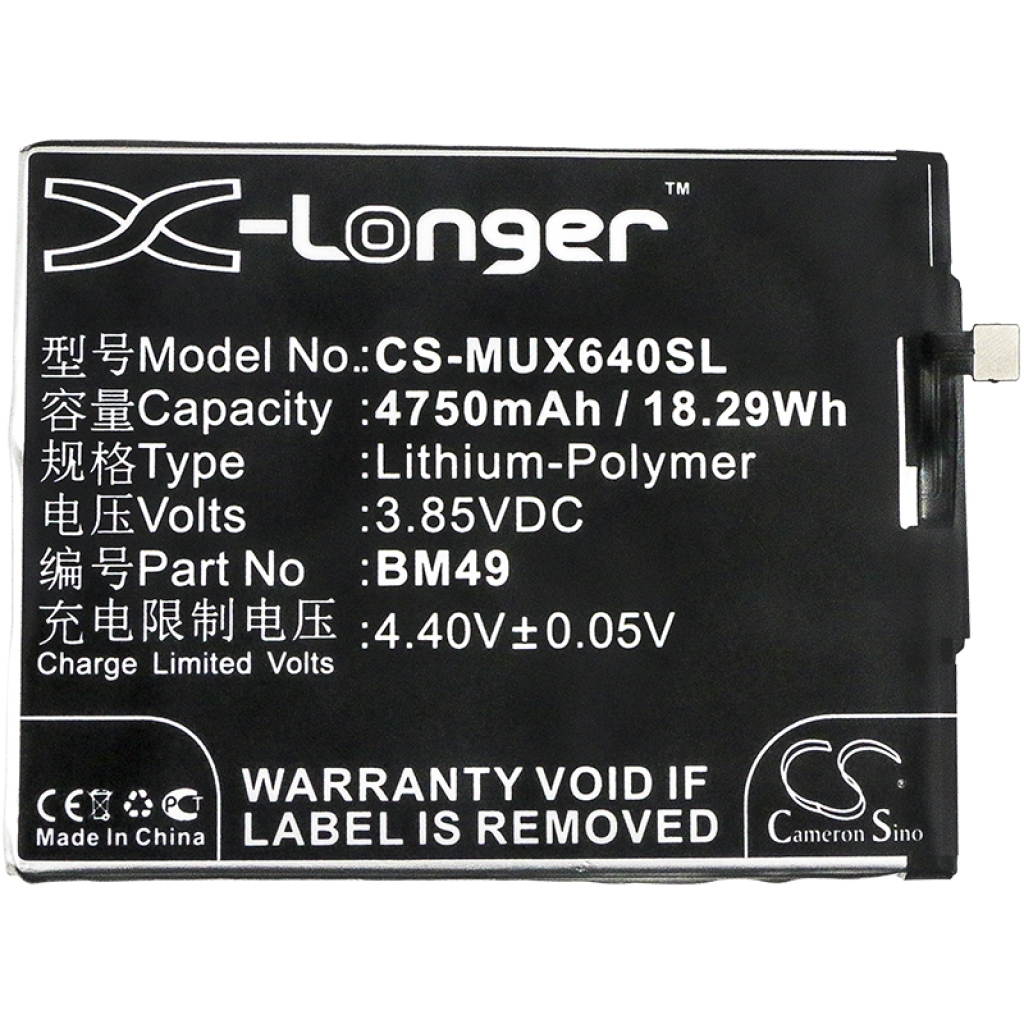 Mobiltelefonbatteri Xiaomi CS-MUX640SL
