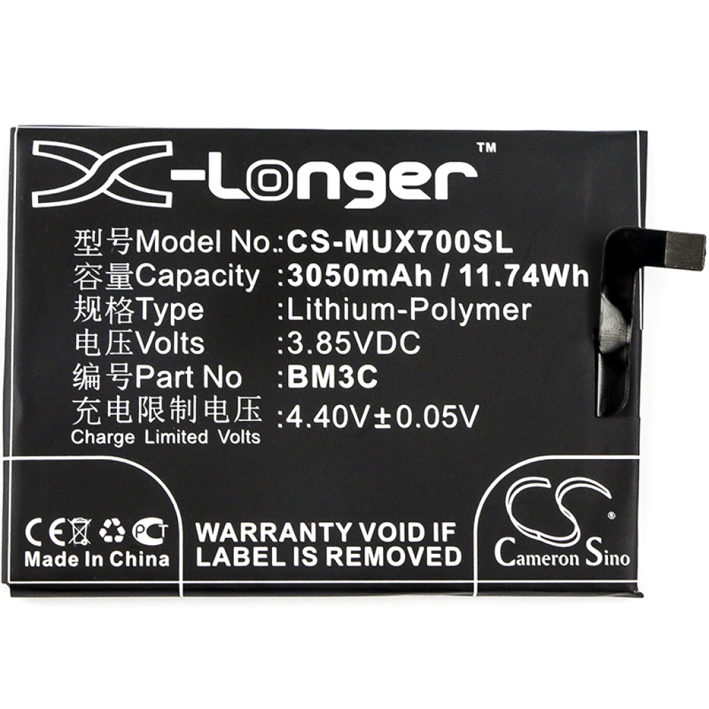 Mobiltelefonbatteri Xiaomi CS-MUX700SL