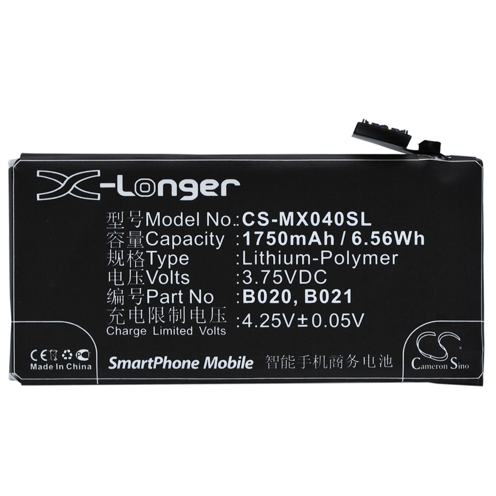 Mobiltelefonbatteri MeiZu CS-MX040SL