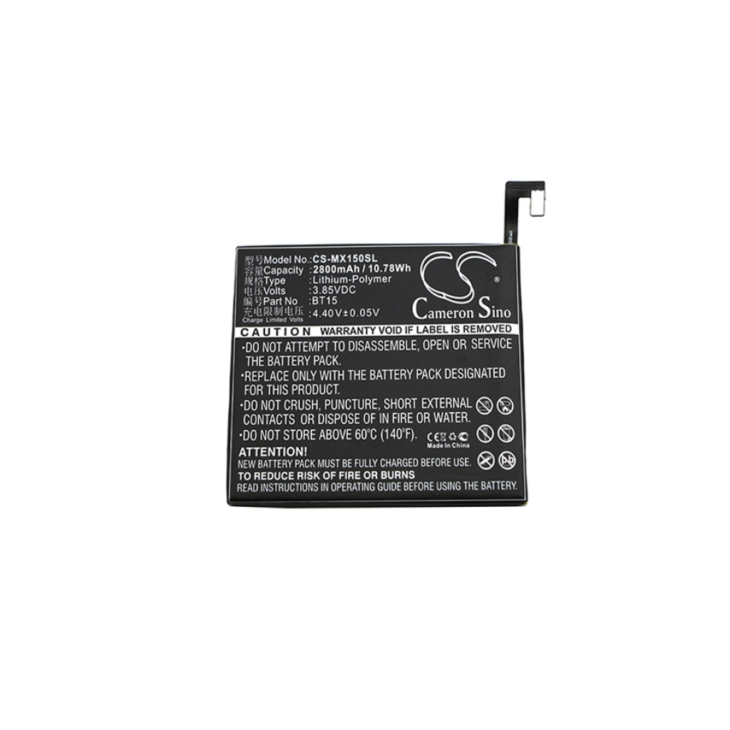 Mobiltelefonbatteri MeiZu CS-MX150SL