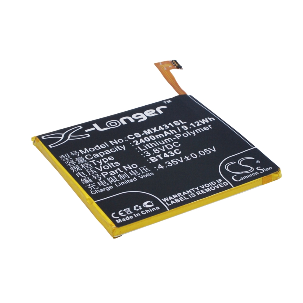 Mobiltelefonbatteri MeiZu CS-MX431SL