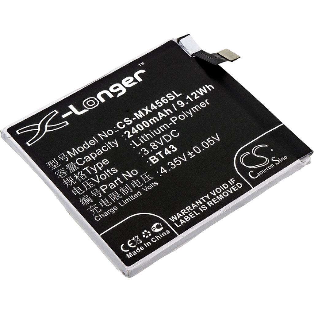 Mobiltelefonbatteri MeiZu CS-MX456SL