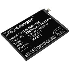 Kompatibel batteriudskiftning til Meilan BA811