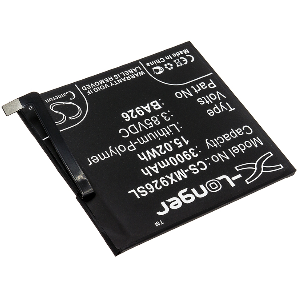 Batteri kompatibel med MeiZu CS-MX926SL