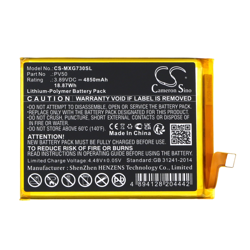 Mobiltelefonbatteri Motorola CS-MXG730SL