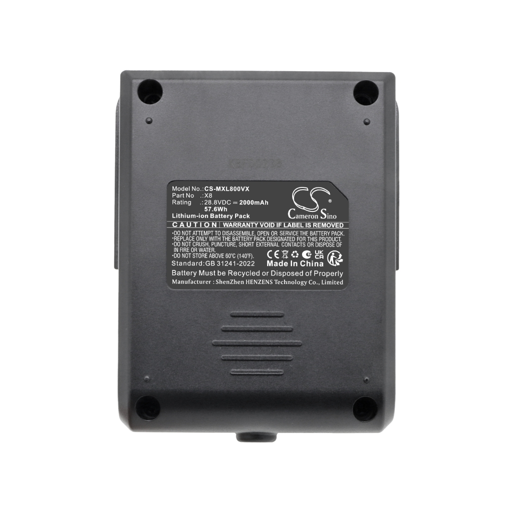 Batteri kompatibel med Moosoo Tma CS-MXL800VX