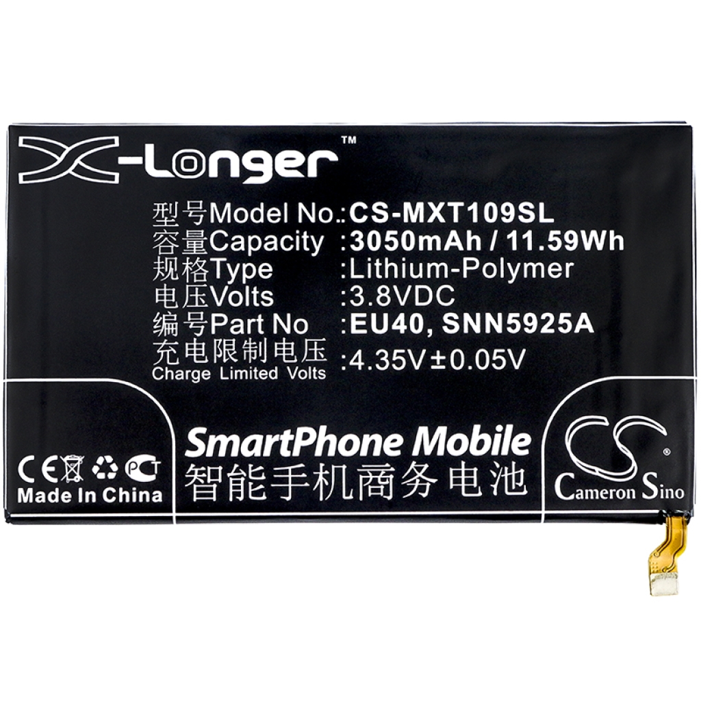 Mobiltelefonbatteri Motorola CS-MXT109SL