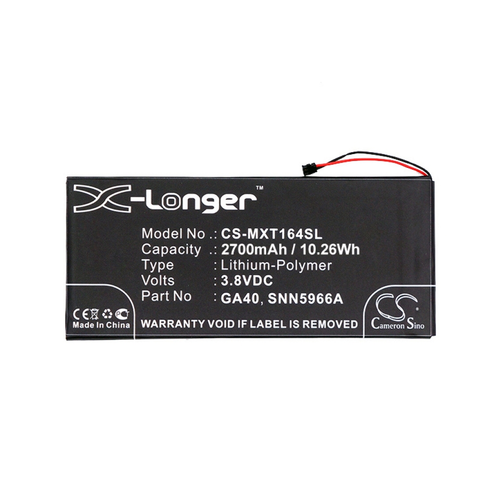 Mobiltelefonbatteri Motorola CS-MXT164SL