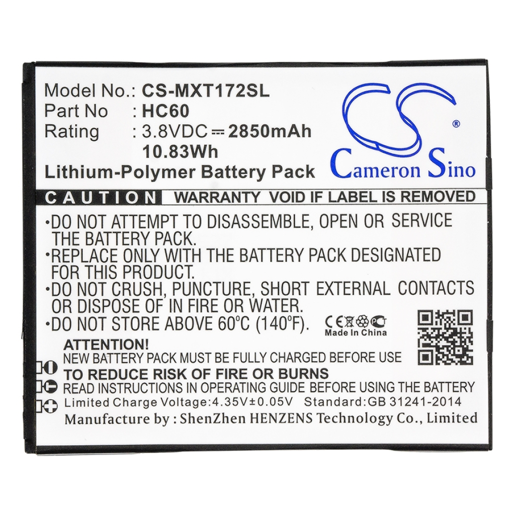 Mobiltelefonbatteri Motorola CS-MXT172SL