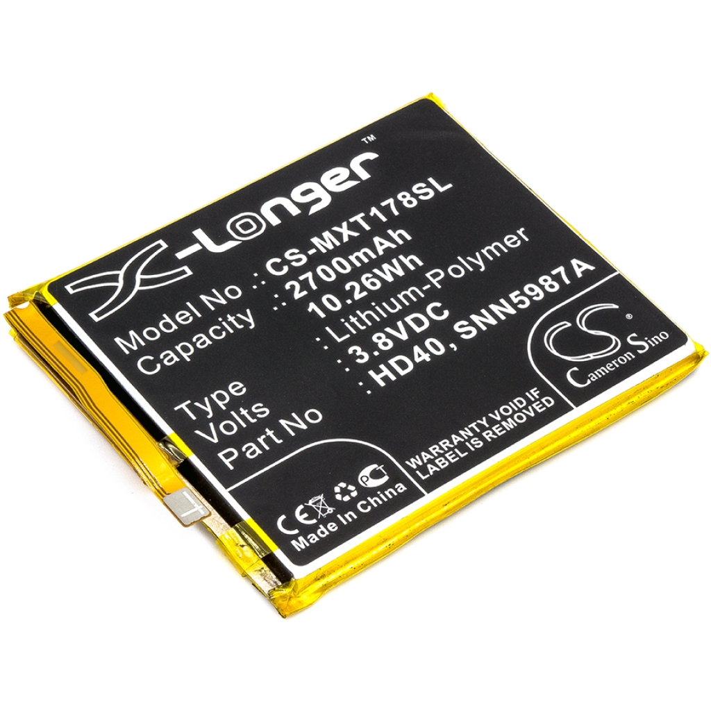 Mobiltelefonbatteri Motorola CS-MXT178SL