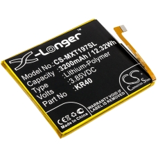 Kompatibel batteriudskiftning til Motorola KR40,SB18C43601,SB18C43602