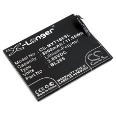 Kompatibel batteriudskiftning til Motorola BL265