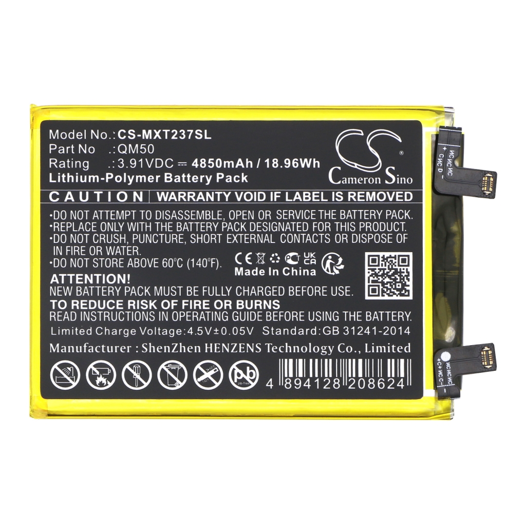 Mobiltelefonbatteri Motorola CS-MXT237SL