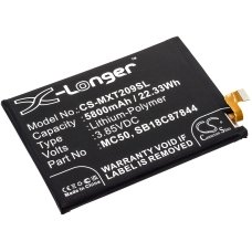 Kompatibel batteriudskiftning til Motorola MC50,SB18C87844