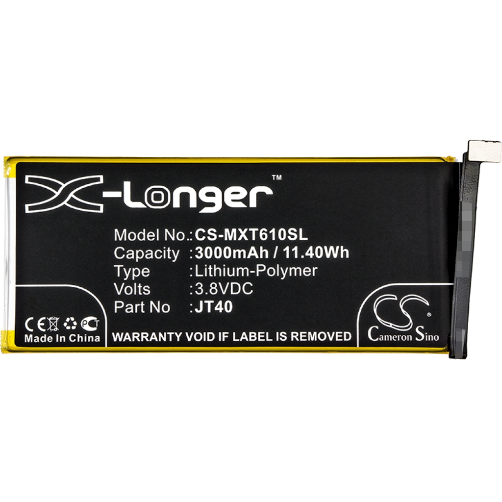 Mobiltelefonbatteri Motorola CS-MXT610SL