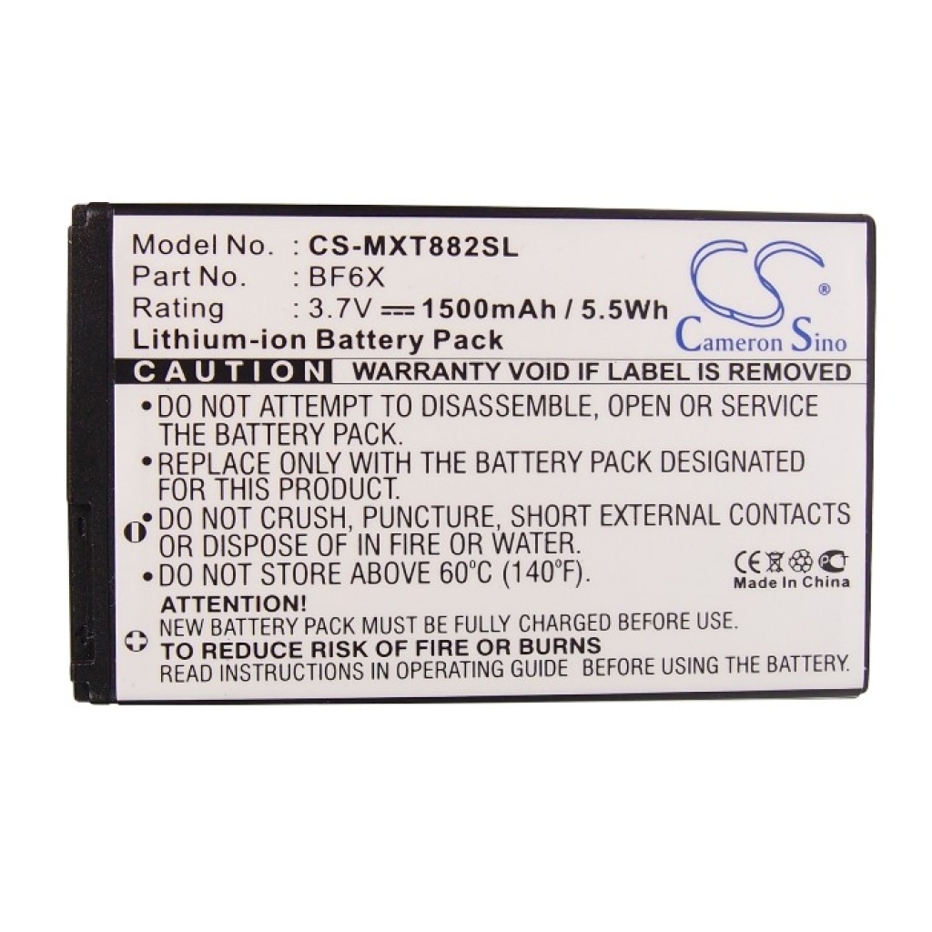Batterier Erstatter SNN5885A