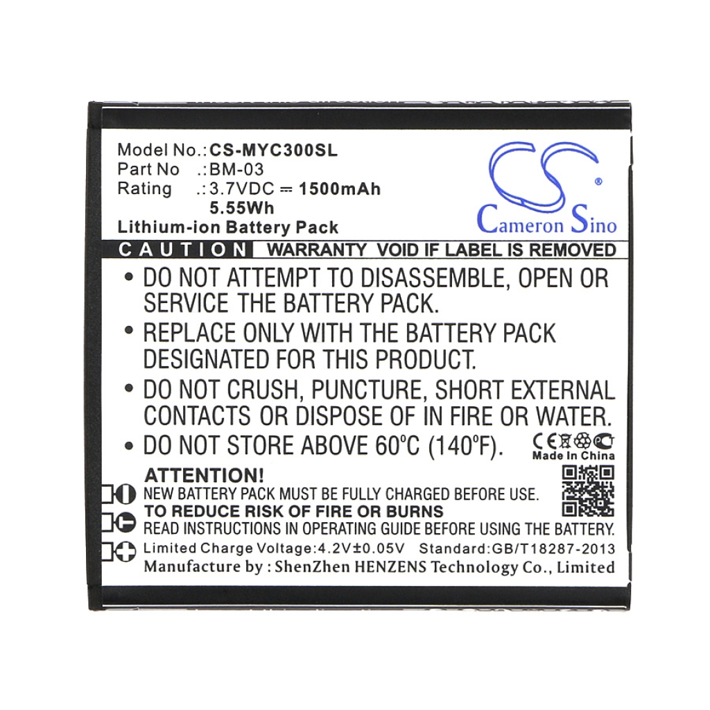 Mobiltelefonbatteri Myphone CS-MYC300SL