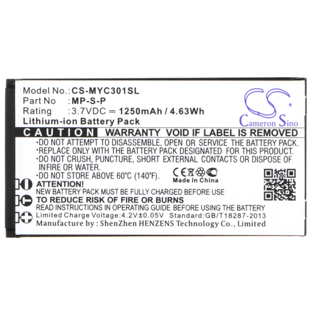 Mobiltelefonbatteri Myphone CS-MYC301SL