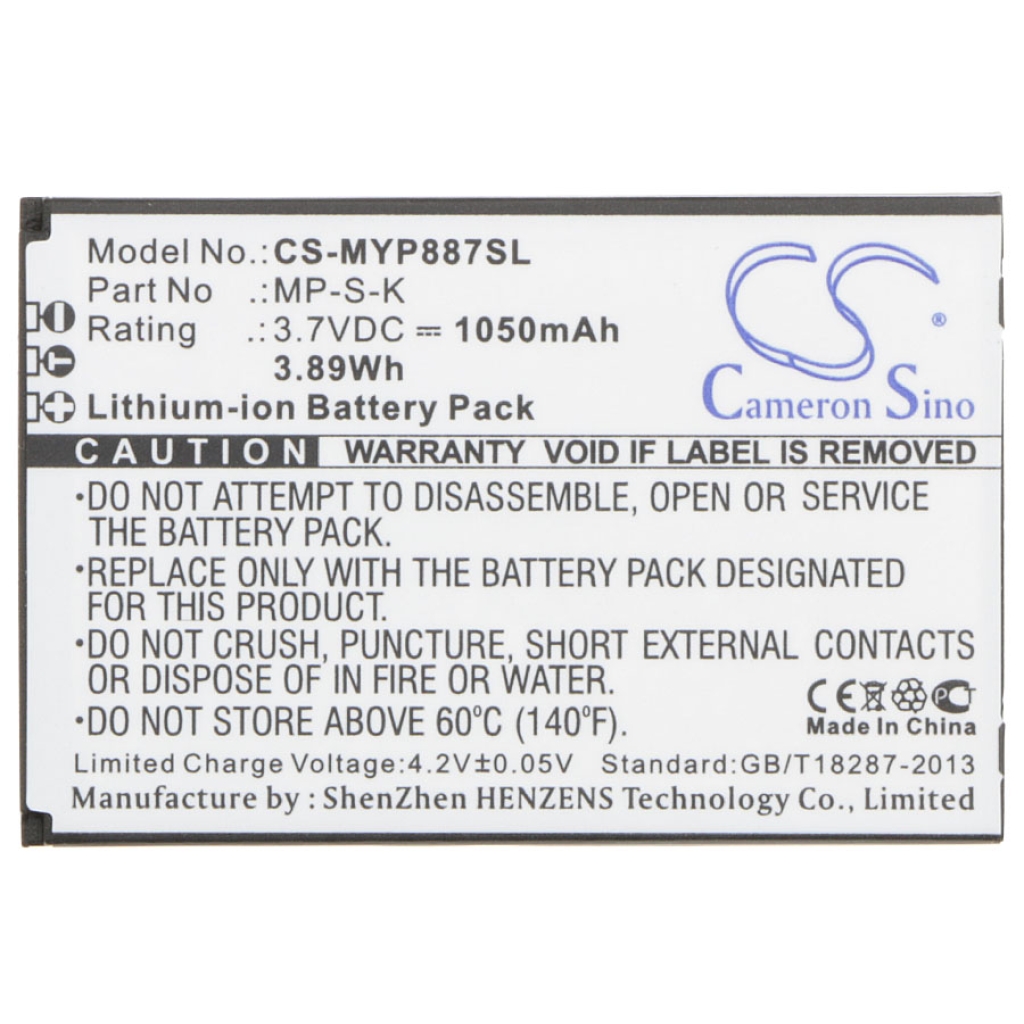 Mobiltelefonbatteri Myphone CS-MYP887SL