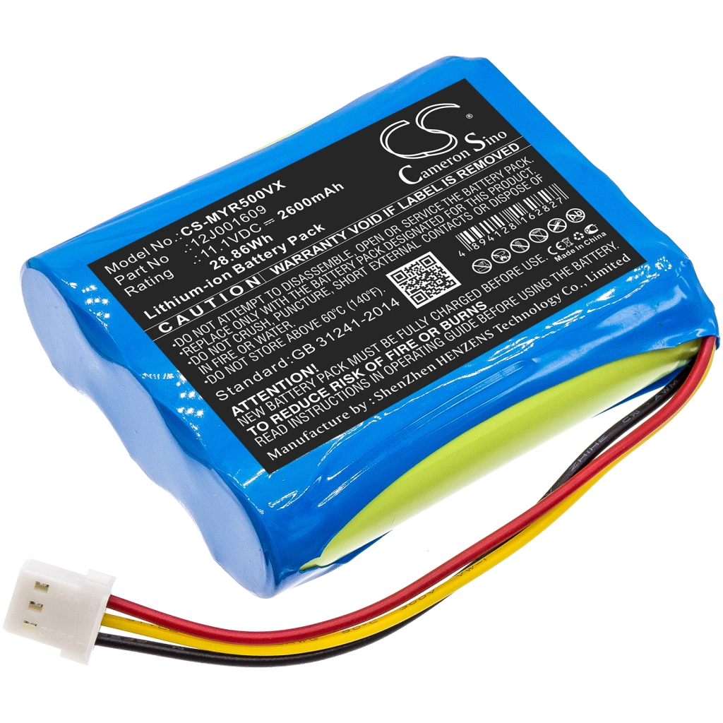 Støvsugerbatteri Moneual CS-MYR500VX