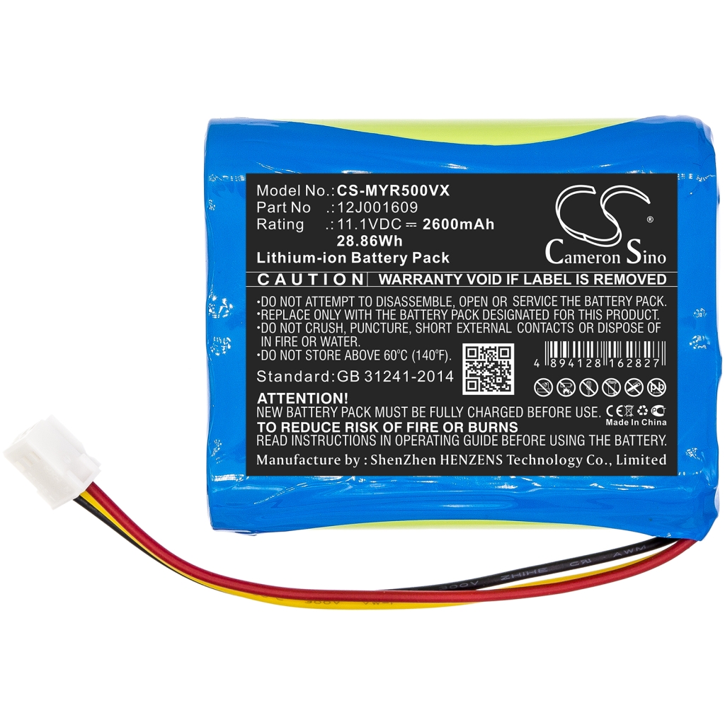 Støvsugerbatteri Moneual CS-MYR500VX