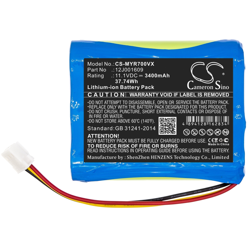 Støvsugerbatteri Moneual CS-MYR700VX